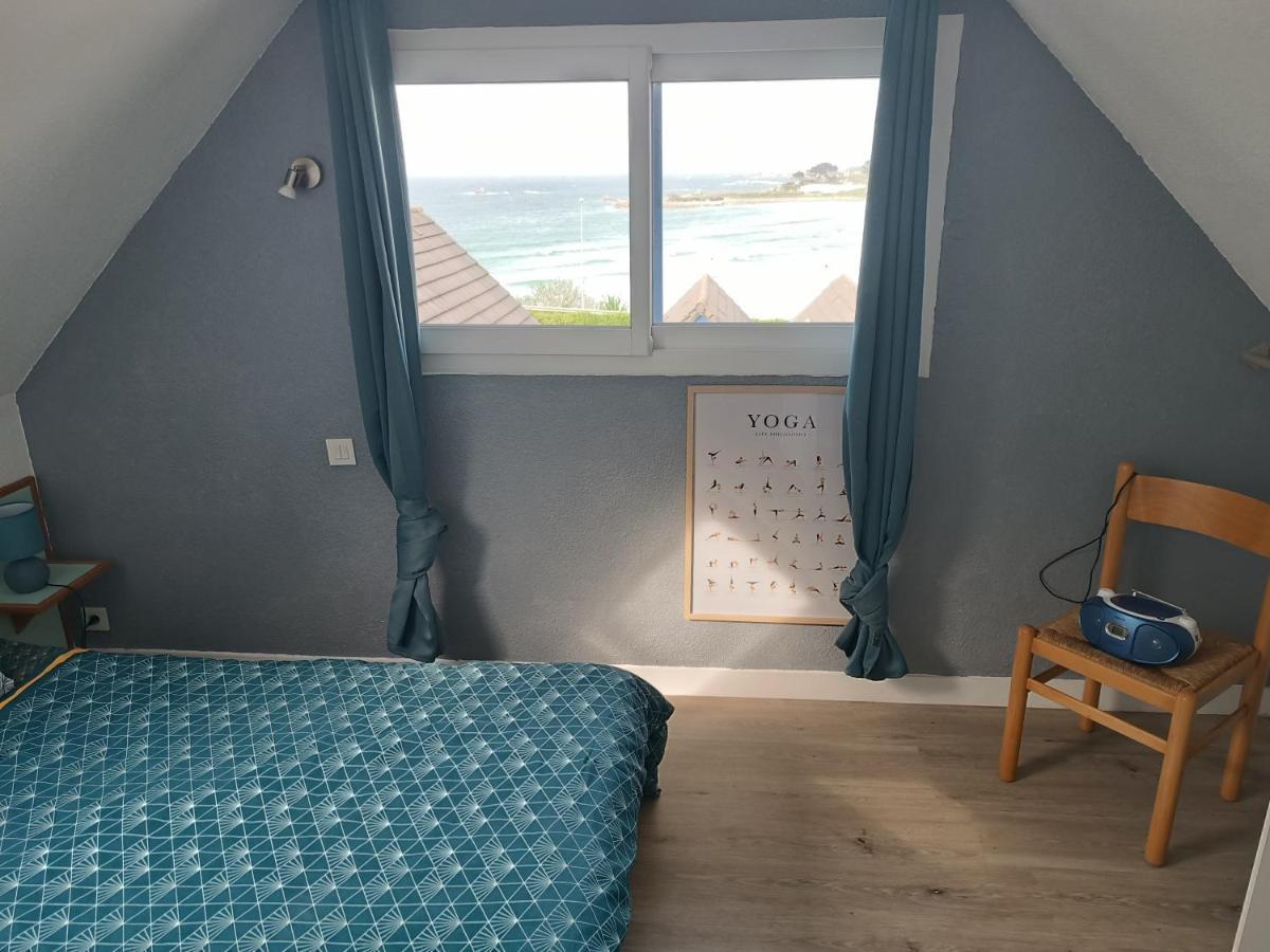 Maisonnette Vue Mer Panoramique Trestel Plage 4 Personnes Trévou-Tréguignec Zewnętrze zdjęcie